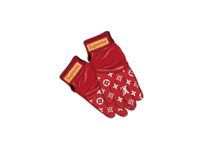 Supreme / Louis Vuitton Baseball Gloves "Red"