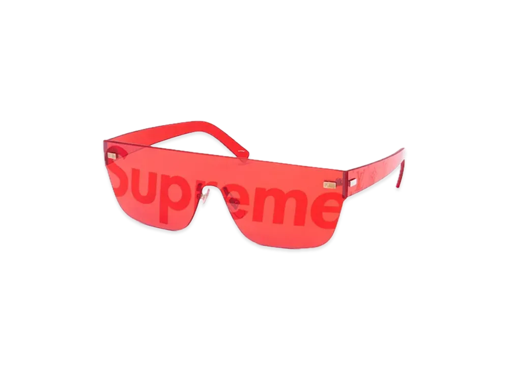 Louis Vuitton x Supreme City Mask SP Sunglasses "Red"