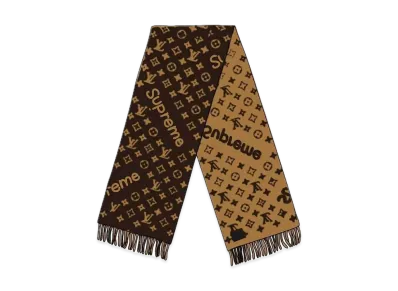 Louis Vuitton x Supreme Monogram Scarf "Brown"