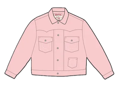 Supreme / True Religion® Denim Trucker Jacket "Pink"