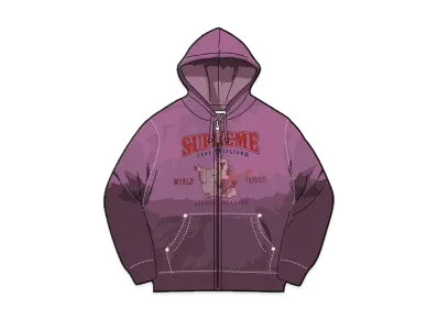 Supreme / True Religion® Zip Up Hooded Sweatshirt "Purple"