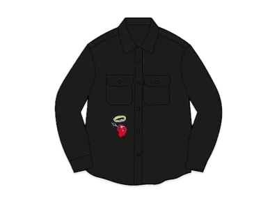 Supreme Gonz Corduroy Work Shirt "Black"