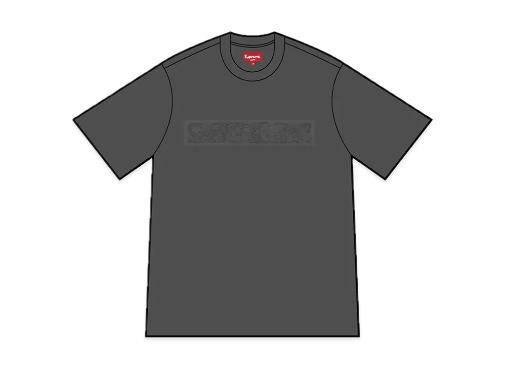 Supreme Embossed Vines S/S Top "Black"