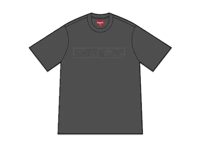 Supreme Embossed Vines S/S Top "Black"