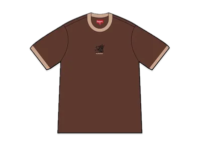 Supreme Dragon Ringer Tee "Brown"