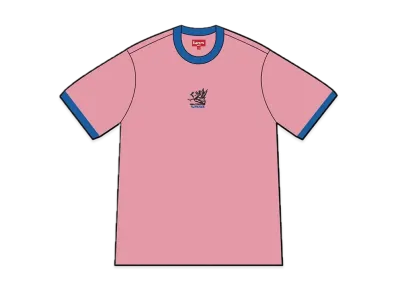Supreme Dragon Ringer Tee "Rose"