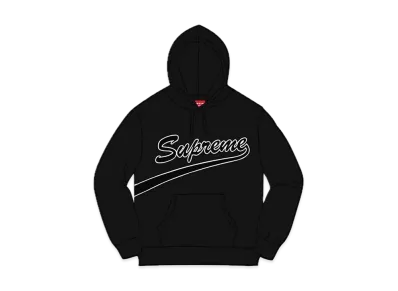 Supreme Tail Hooded Sweatshirt "Black"