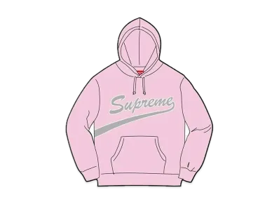 Supreme Tail Hooded Sweatshirt "Pink"