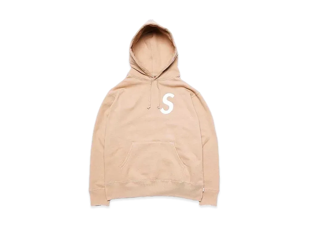 シュプリーム エス ロゴ スプリット スウェットシャツ "タン"