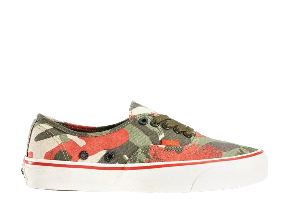 Nigel Cabourn × Vans Vault UA OG Authentic LX "Army Green Camo"