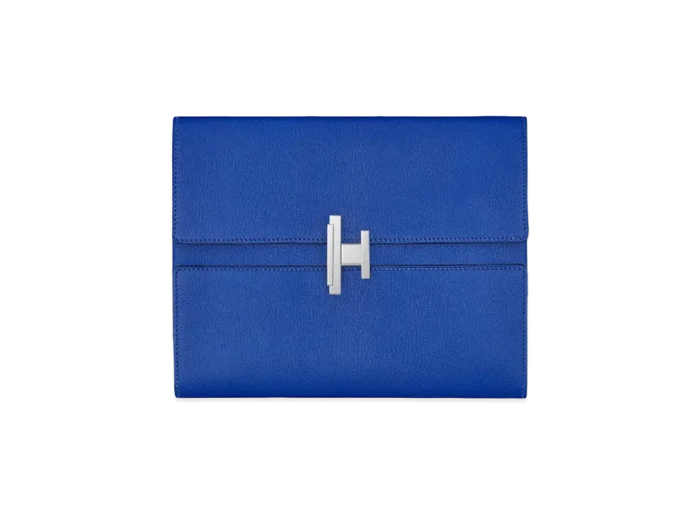 Hermes Cinhetic Pochette "Blue Electrique"