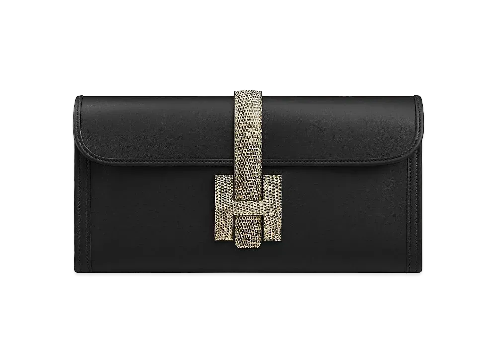 Hermes Jige Elan 29 Touche Pochette "Black/Ombre"