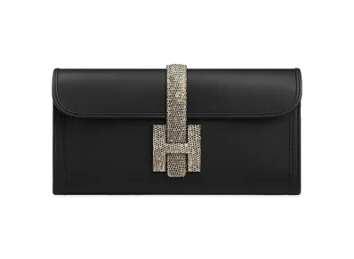 Hermes Jige Elan 29 Touche Pochette "Black/Ombre"