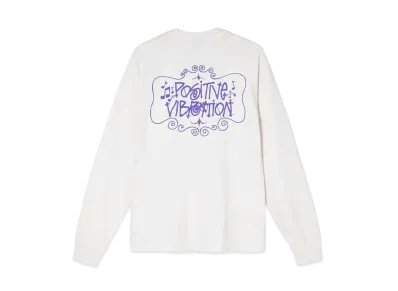 Stussy POSITIVE VIBRATION PIGMENT DYED LS TEE "Natural"