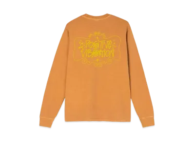 Stussy POSITIVE VIBRATION PIGMENT DYED LS TEE "Copper"