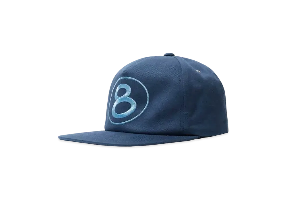 Stussy NUMBER 8 CAP "Navy"