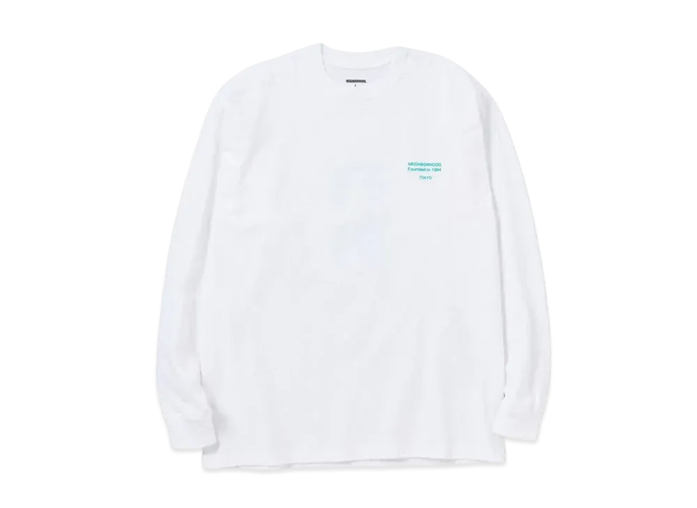 NEIGHBORHOOD CWP / C-TEE . LS "White"
