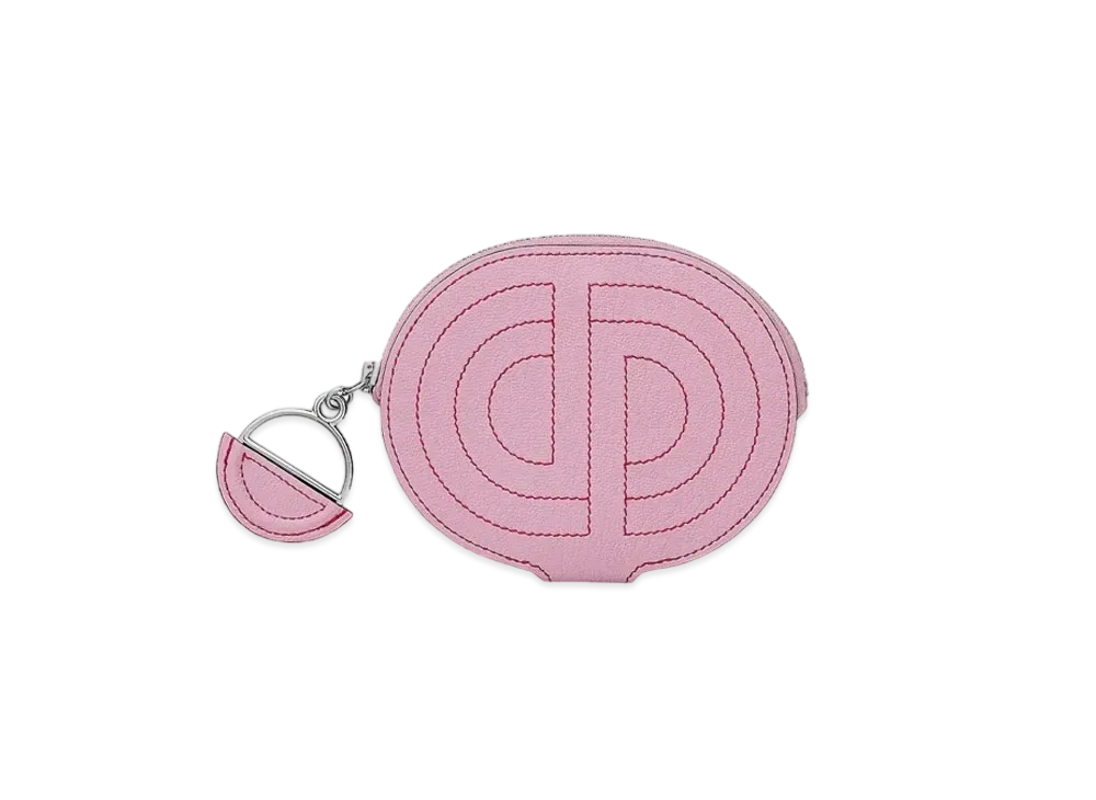 Hermes In-The-Loop Mini Wallet "Mauve Sylvestre/White"