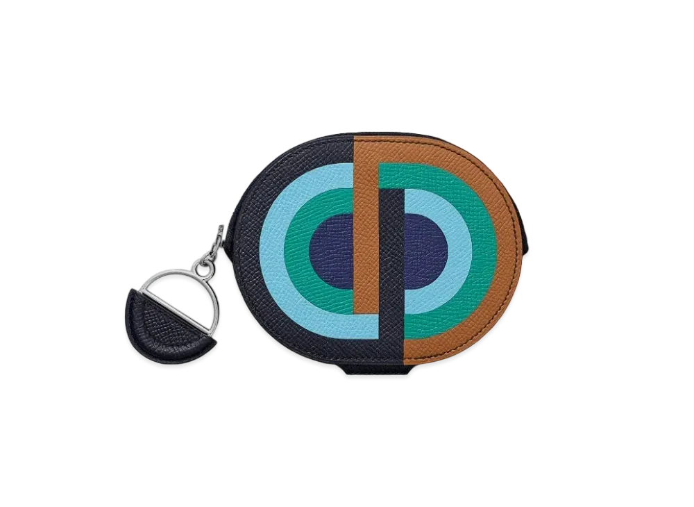 Hermes In-The-Loop Mini Wallet "Multicolor/Blue Indigo"