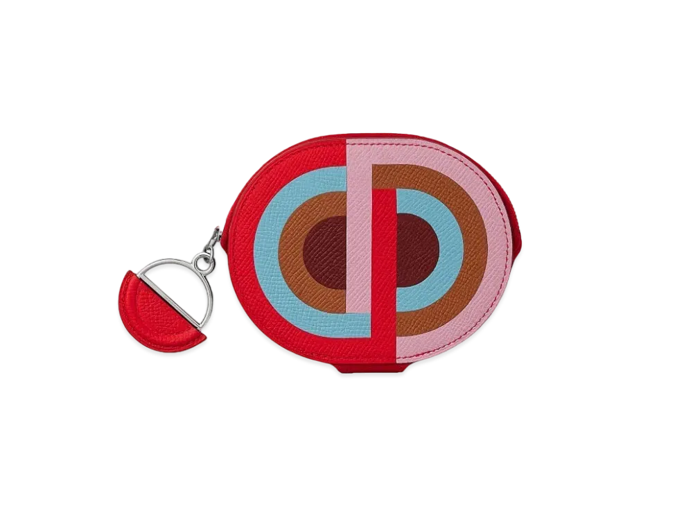 Hermes In-The-Loop Mini Wallet "Multicolor/Rouge De Cœur"