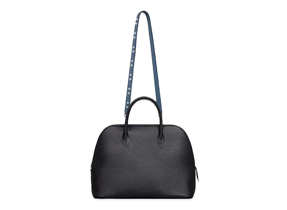 Hermes Mini Chien Carré 16Mm Bandouliere "Blue Brighton"