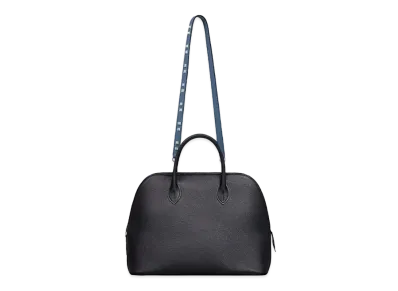 Hermes Mini Chien Carré 16Mm Bandouliere "Blue Brighton"