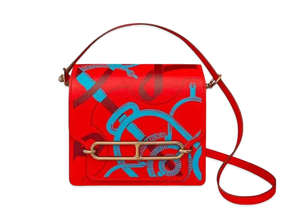 Hermes Rouerie Mini  Eperond'Or "Rouge De Cœur/Blue Frida/Rouge H/Rouge De Cœur"