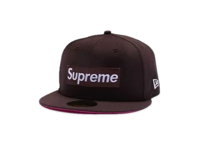 Supreme No Comp Box Logo New Era "Brown"