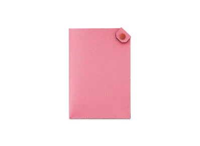 Hermes Tarmac Dot Passport Holder "Rose Confetti/Brique"