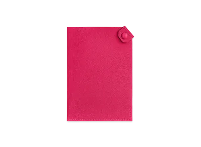 Hermes Tarmac Passport Holder "Rose Extrême"