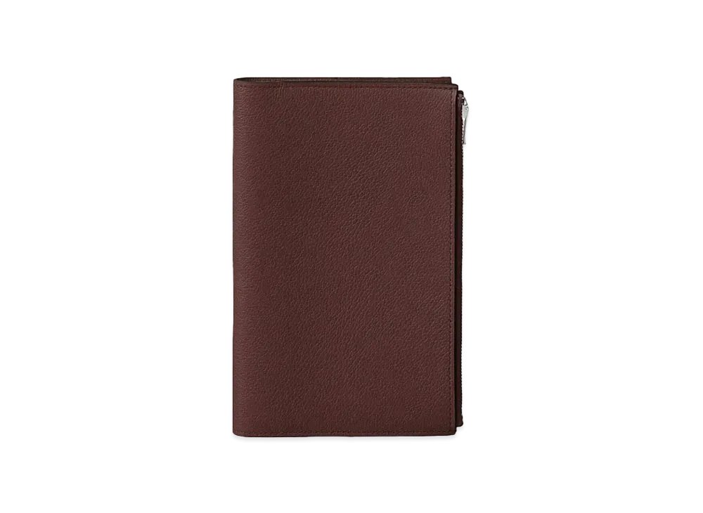 Hermes Ea Zip Notebook Cover "Rouge Serie"