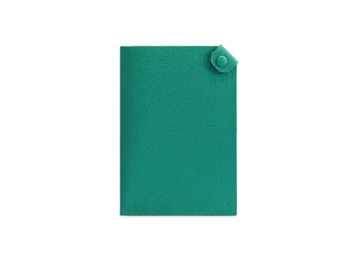 Hermes Tarmac Passport Holder "Vert Veronèse"