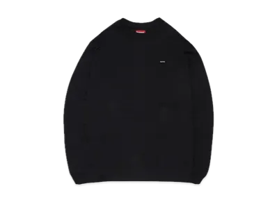 Supreme Small Box L/S Tee "Black"(21SS)