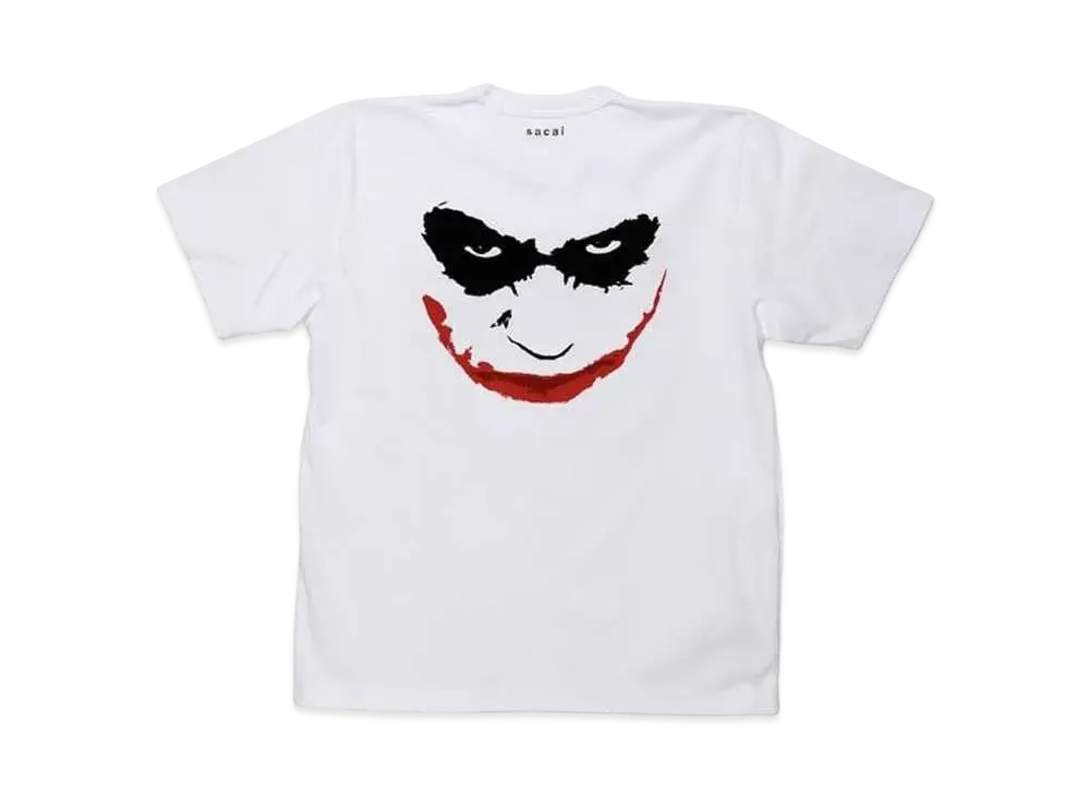 sacai THE DARK KNIGHT T-SHIRT "White"
