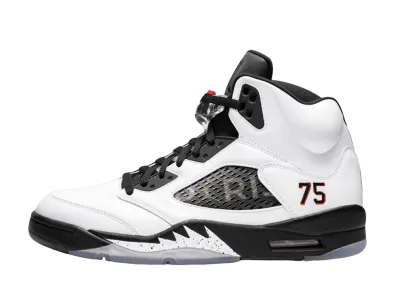 Paris Saint-Germain (PSG) × Nike Air Jordan 5 Retro "White/Black-Psychic Purple-Hyper Pink"