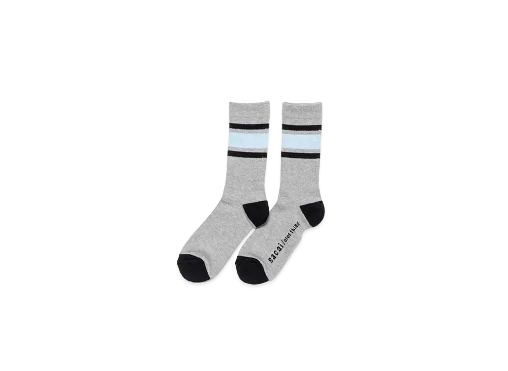 sacai x CLOT Socks "Grey"