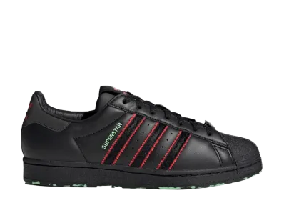 adidas Supertar "Core Black/Cherry Red/Glory Mint"