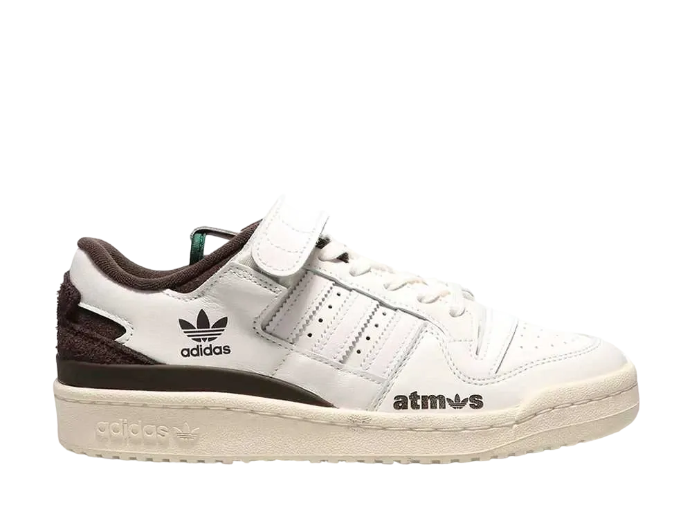atmos × adidas Forum 84 Low "Laser Cream White"