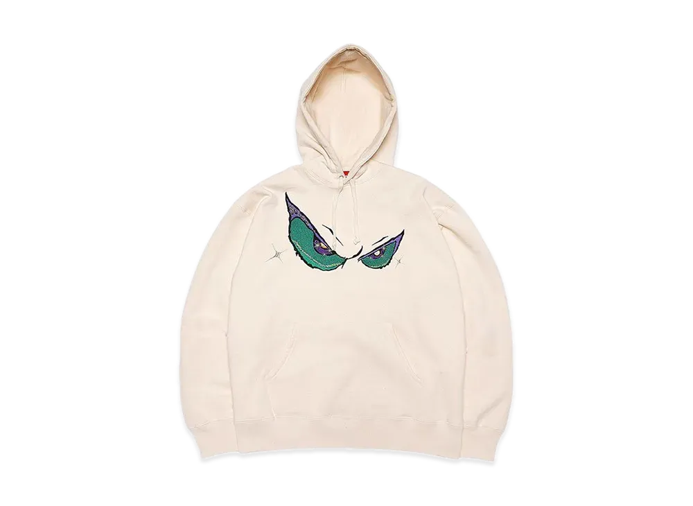 Supreme Eyes Hooded Sweatshirt "Natural"