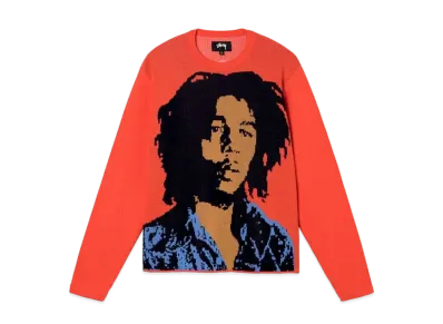 Stussy BOB MARLEY SWEATER "Red"