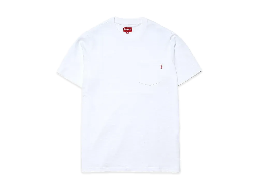 Supreme S/S Pocket Tee "White"(20SS)