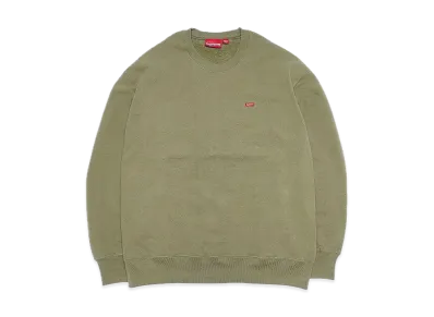 Supreme Small Box Crewneck "Light Olive" (21FW)