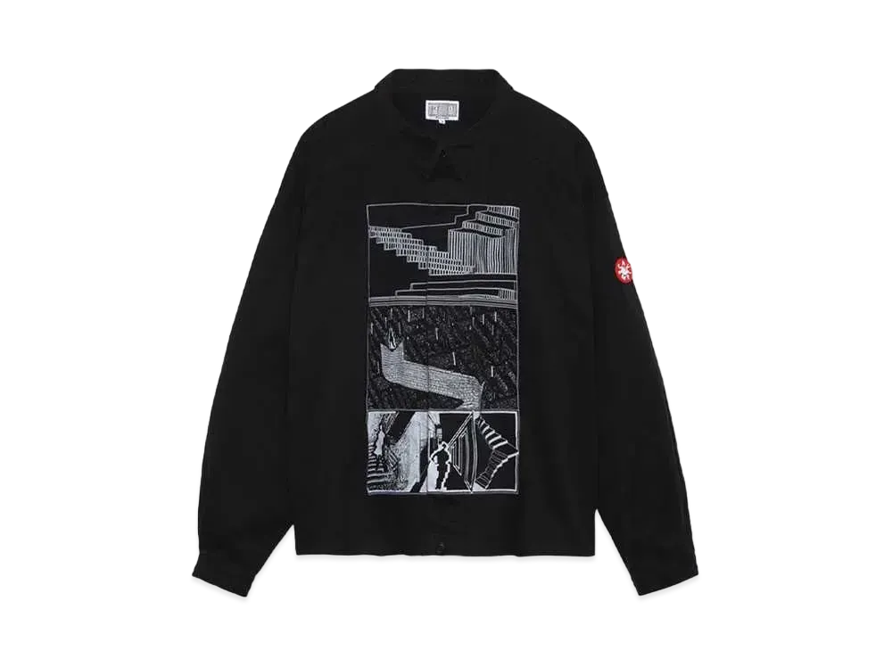 Cav Empt (C.E) MD TRACES SHORT SHIRT JACKET "Black"