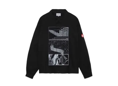 Cav Empt (C.E) MD TRACES SHORT SHIRT JACKET "Black"