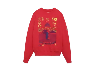 Cav Empt (C.E) NOSTALGIA CREW NECK "Red"