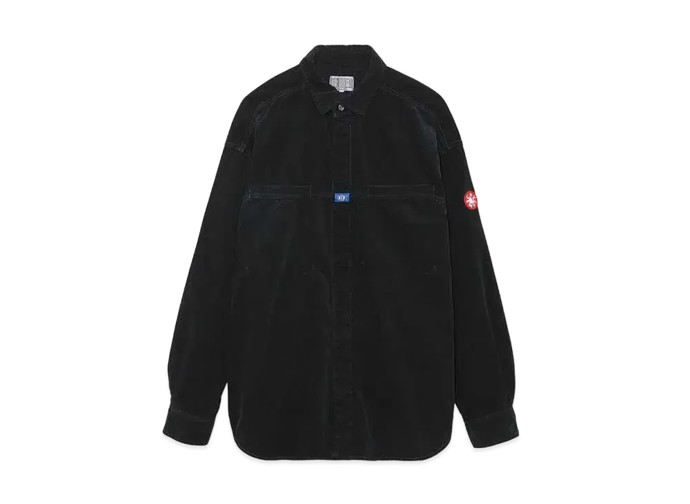Cav Empt (C.E) OVERDYE CORD DESIGN BIG SHIRT "Black"