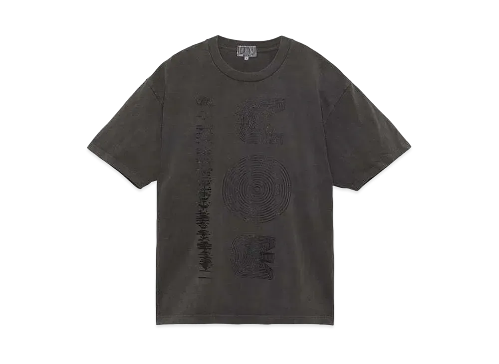 Cav Empt (C.E) OVERDYE CONCENTRIC T "Charcoal"