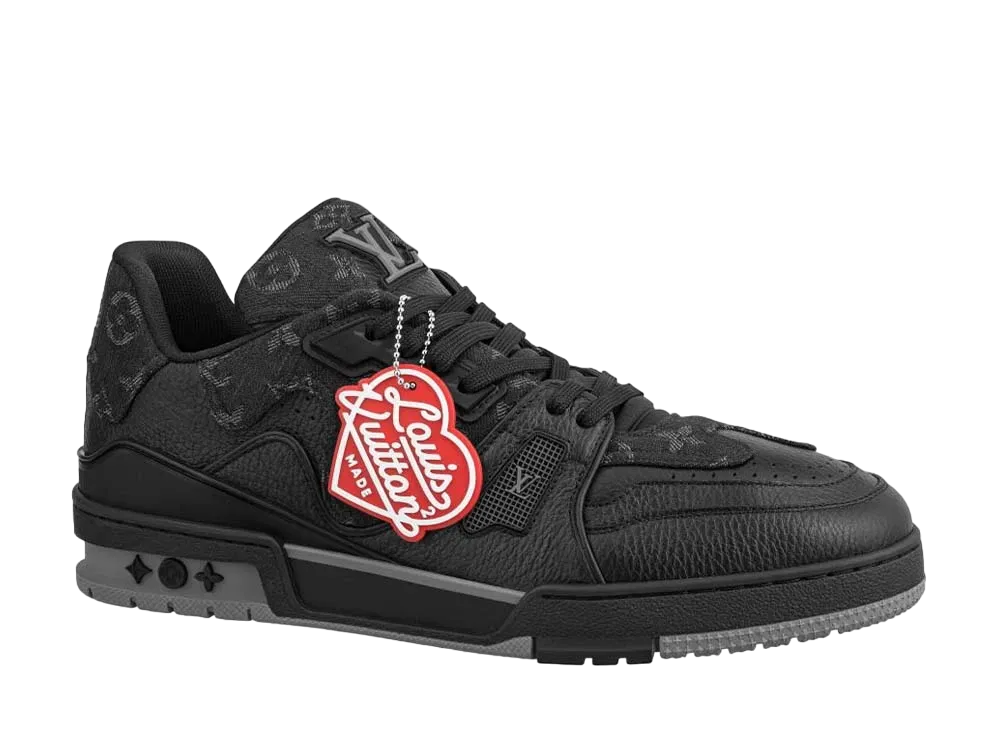 NIGO × Louis Vuitton Trainer Sneaker Monogram Denim "Noir"