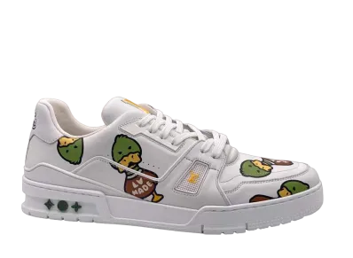 NIGO × Louis Vuitton Trainer Sneaker Plain Calf Leather "Blanc"