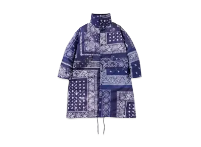 NEIGHBORHOOD BANDANA CHOPPED / E-COAT "Navy"